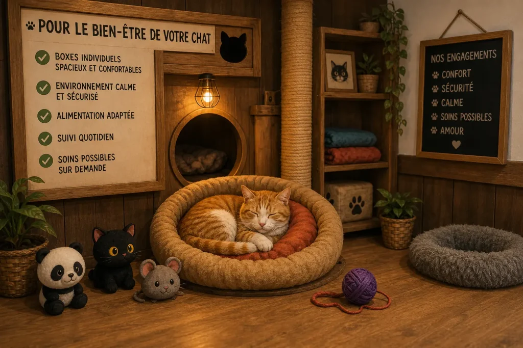 pension chat 78 environnement confortable et repos pour les chats